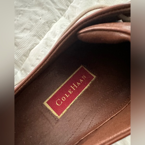 Cole Haan Men’s 9 Loafers Brown Leather - Picture 3 of 5